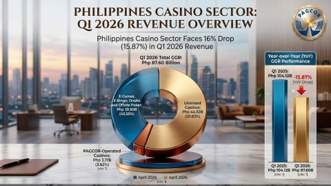 Philippines Casino Sector Faces 16% Drop in Q1 2026 Revenue