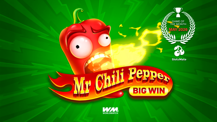 SlotsMate corona a Mr Chili Pepper como el mejor Juego del Mes
