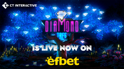 Bulgaria: CT Interactive's Diamond Tree Jackpot is available on  Efbet’s platform
