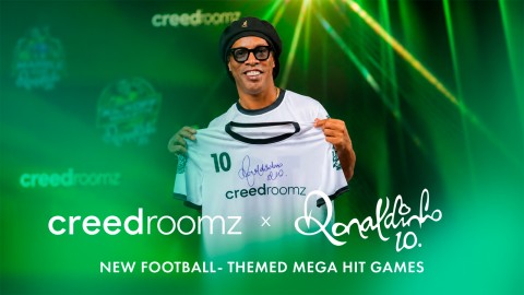 Ronaldinho Partners with CreedRoomz to Launch Football‑Inspired Casino Games