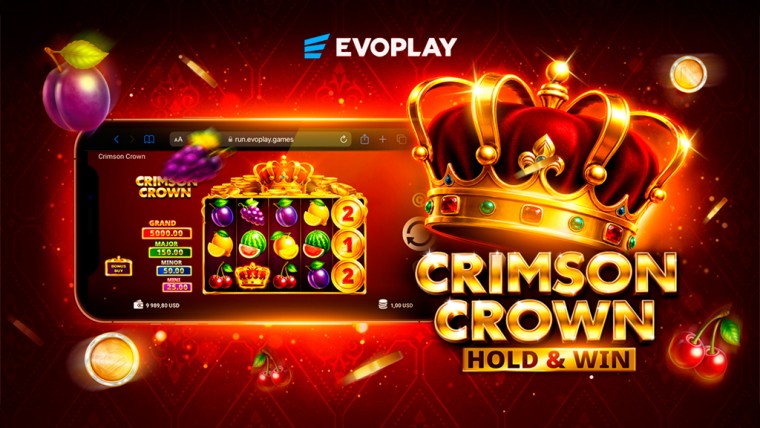 Vive la emoción creciente con el slot Crimson Crown de Evoplay