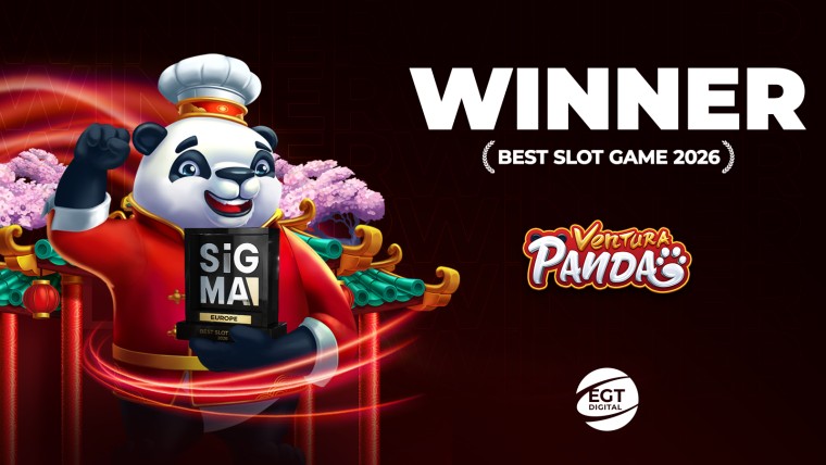 EGT Digital premiado en los SiGMA Europe Awards 2026 con "Panda Ventura"
