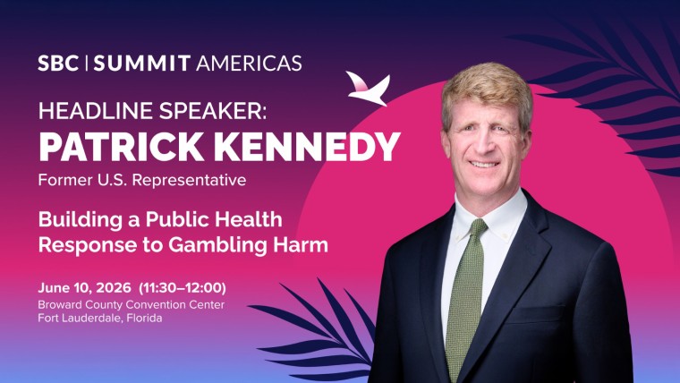 El ex congresista Patrick J. Kennedy abordará el juego problemático en SBC Summit Americas