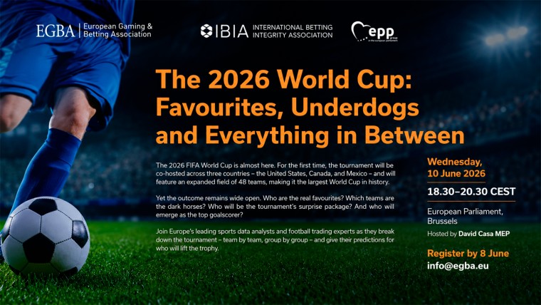 IBIA y EGBA llevan al Parlamento Europeo un análisis del Mundial de la FIFA 2026