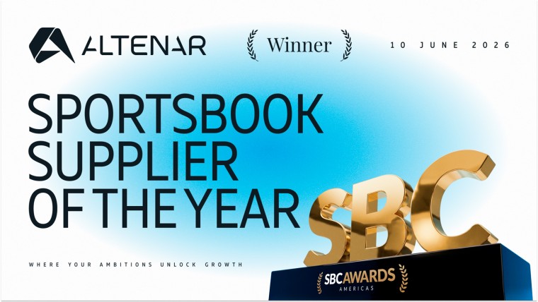 Altenar Wins Sportsbook Supplier of the Year at SBC Americas Awards