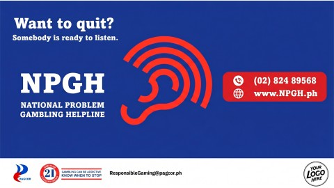 PAGCOR mandates promotion of National Problem Gambling Helpline
