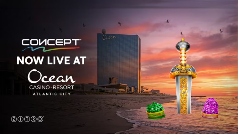 Zitro's Innovative Concept Cabinet Launches at Ocean Casino Resort