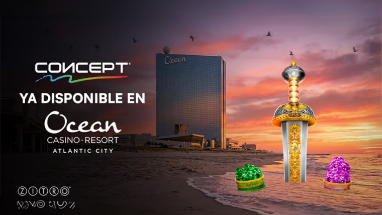 El gabinete CONCEPT de Zitro ya disponible en Ocean Casino Resort