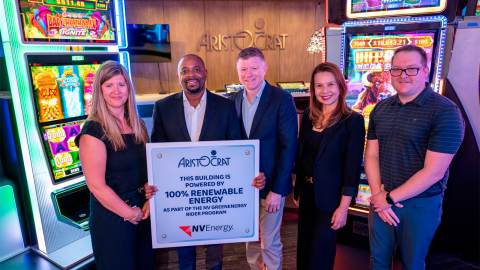 Aristocrat Reaches Renewable Energy Milestone in Nevada