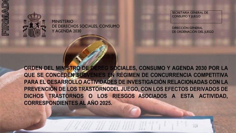 España: La DGOJ destina millonaria financiación para investigación sobre trastornos del juego