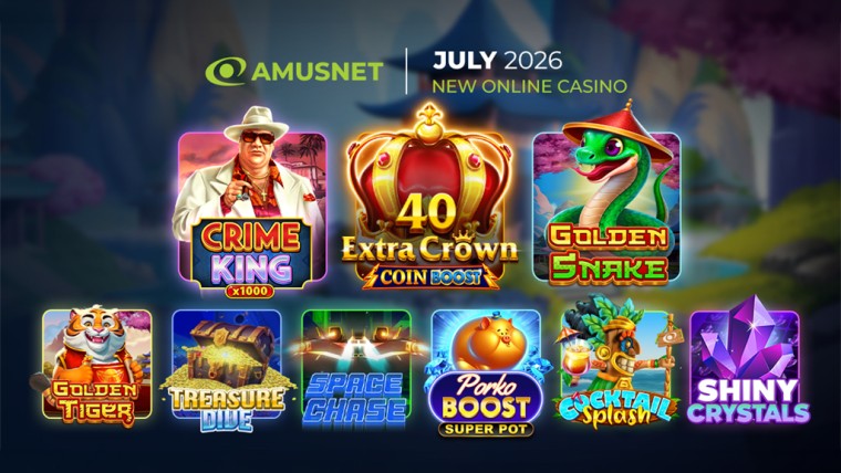 Amusnet amplía su catálogo en julio