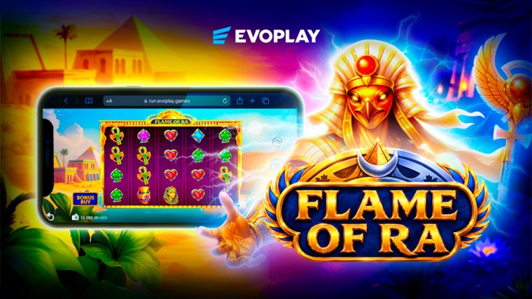 Evoplay presenta "Flame of Ra"