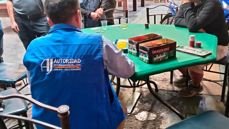 Desarticulación de un establecimiento de juego ilegal en Cochabamba