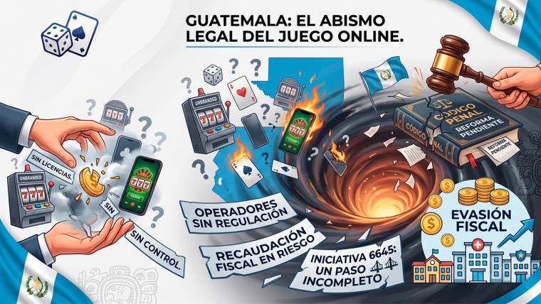 Guatemala atrapada en el vacío legal del juego online