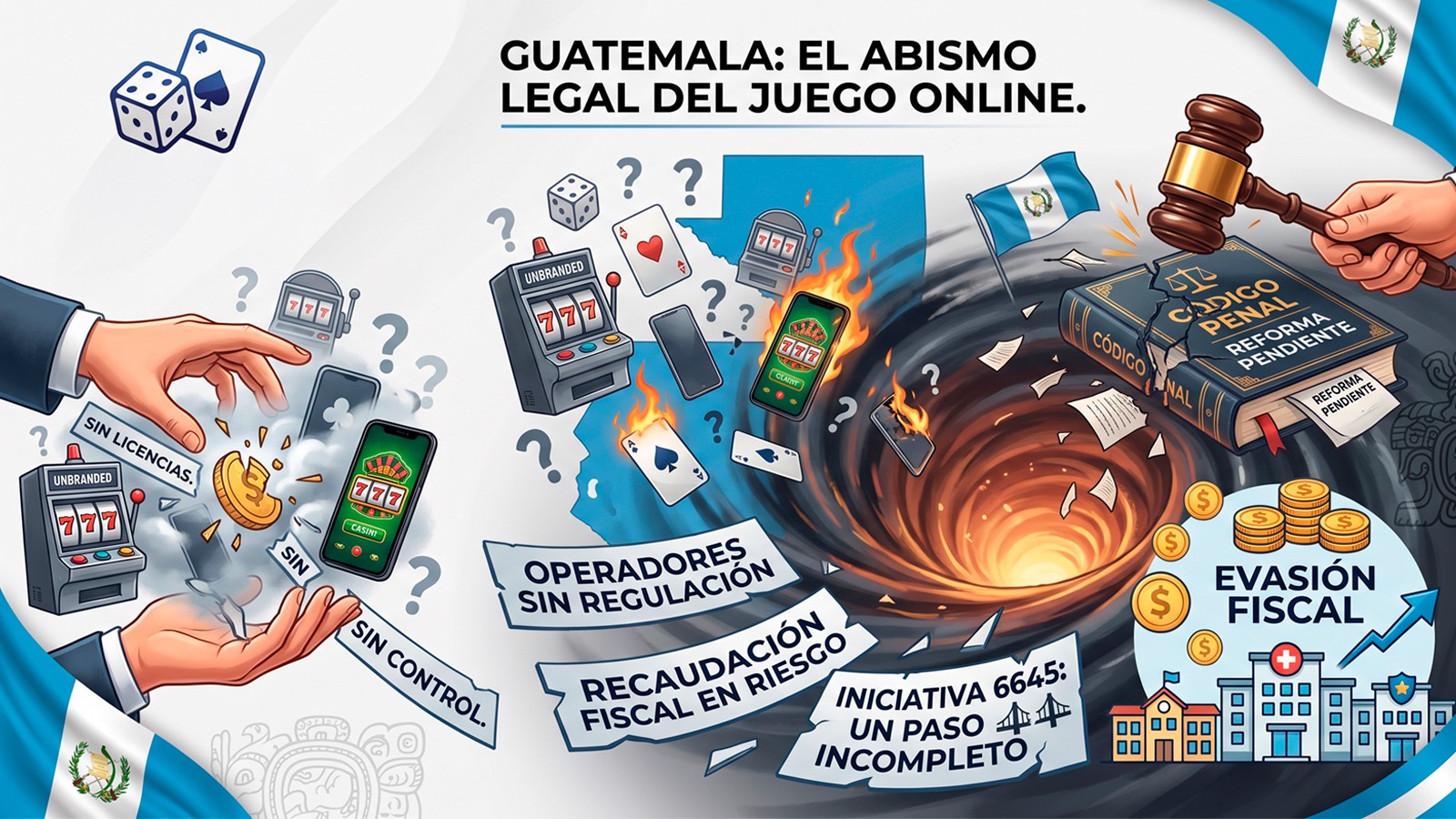Guatemala atrapada en el vacío legal del juego online