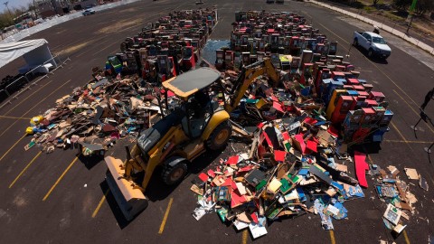 Michoacán destruye más de 700 máquinas tragamonedas ilegales