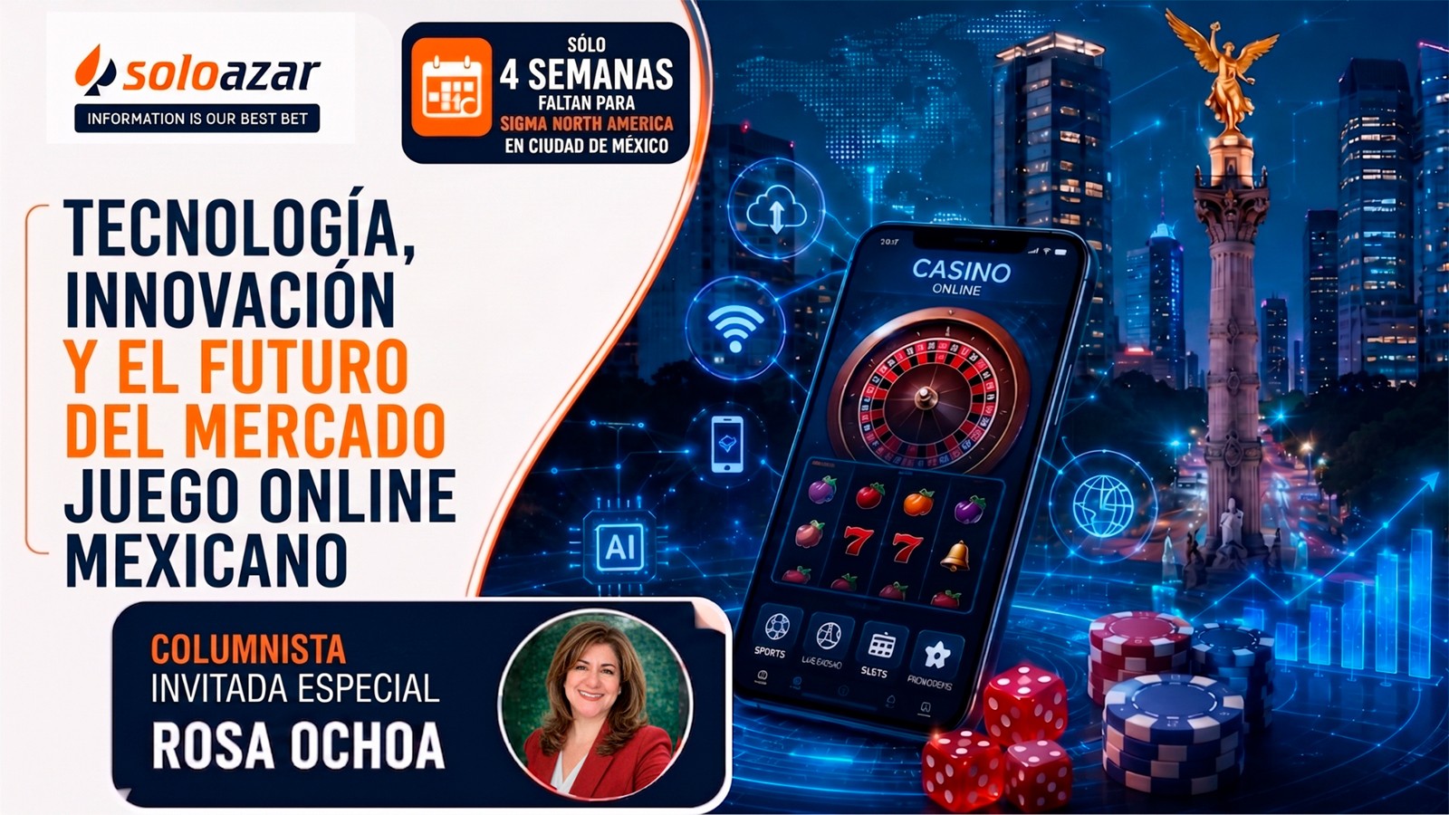 Rosa Ochoa: tecnología, innovación y el futuro del mercado mexicano del juego online