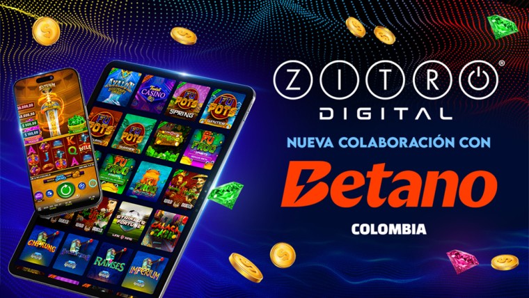 Zitro Digital comienza su expansión con Betano en Colombia