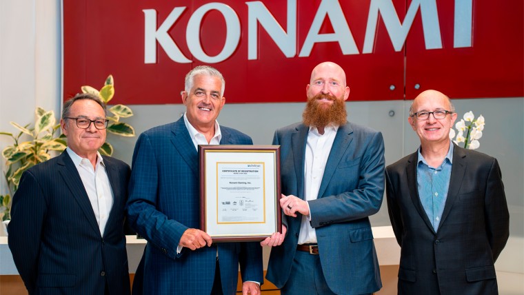 Konami Gaming obtém certificação ISO 27001 para reforçar segurança