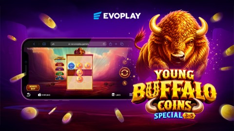 Evoplay presenta Young Buffalo Coins Special: Nuevas mecánicas de juego