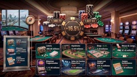Panamá: Apuestas en los juegos de azar aumentaron 16,5%