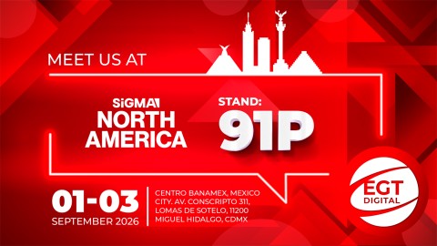 EGT Digital mostrará su cartera en expansión en SiGMA North America