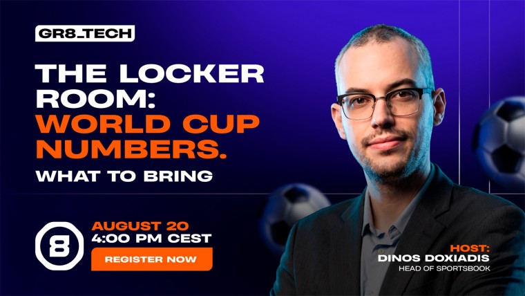 GR8_TECH presenta "The Locker Room", una sesión para el benchmarking de la Copa del Mundo