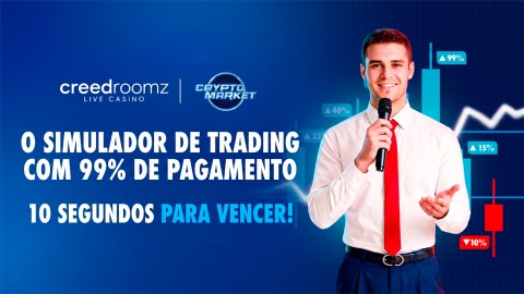 CreedRoomz apresenta simulador de trading cripto com altos pagamentos