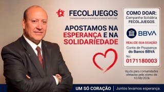 Fecoljuegos explica a campanha solidária para apoiar as vítimas do terremoto