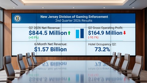New Jersey Gaming Enforcement Reports 2nd Quarter 2026 Revenue Insights