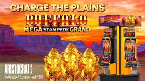 Buffalo Mega Stampede Grand: La nueva slot de Aristocrat Gaming