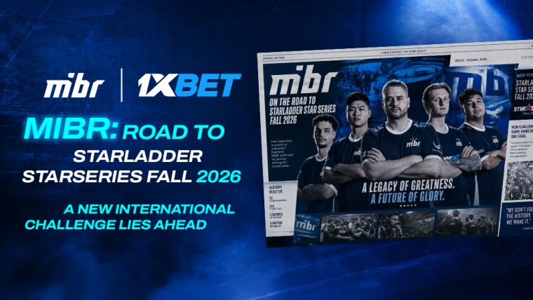 1xBet y MIBR: desde los clasificatorios sudamericanos directos a StarLadder!