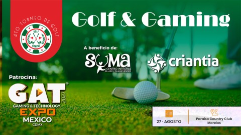 GAT Mexico will participate for the second time in the Golf & Gaming Tournament