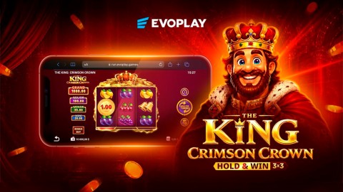Evoplay amplía su catálogo con The King: Crimson Crown