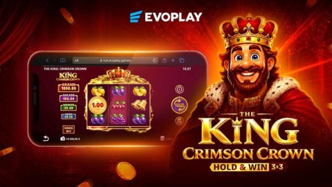 Evoplay Expands its portfolio with The King: Crimson Crown