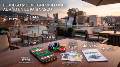 El juego mueve €487 millones al año en el País Vasco