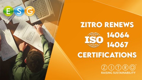 Zitro Renews ISO 14064 and ISO 14067 Certifications