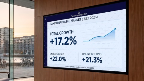 Danish Gambling Market Grows 17,2% in July