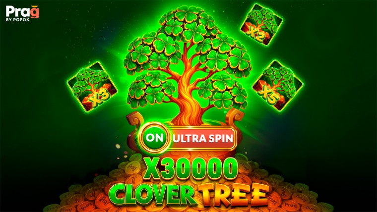 PopOK Gaming lanza el tercer juego de la línea Prag: Clover Tree x30000 Prag