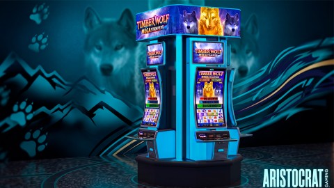 Aristocrat Gaming Launches New Timber Wolf Mega Stampede Slot