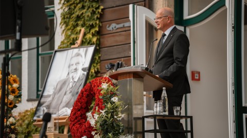 Merkur Founder Paul Gauselmann Honored at Memorial Service in Germany