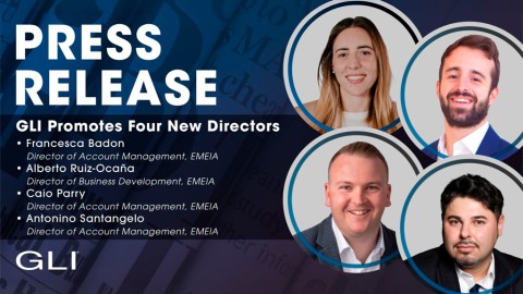 GLI®  anuncia cuatro promociones a puestos de director de Ventas en EMEIA