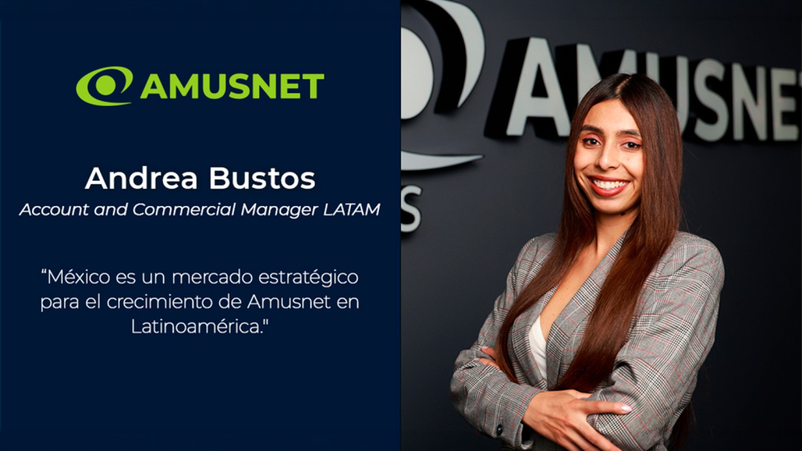 Amusnet y el futuro del iGaming en México: Entrevista a Andrea Bustos