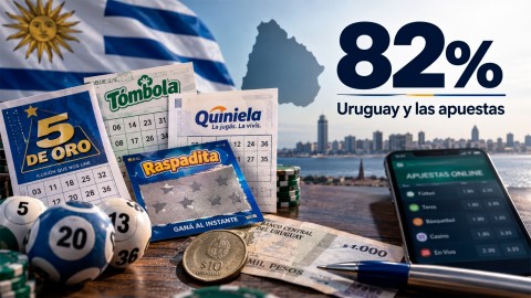 Uruguay: 82% de los adultos jugó alguna vez a apuestas