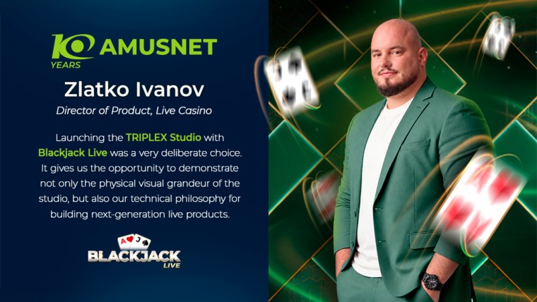 Dentro del TRIPLEX Studio de Amusnet y el debut de Blackjack Live