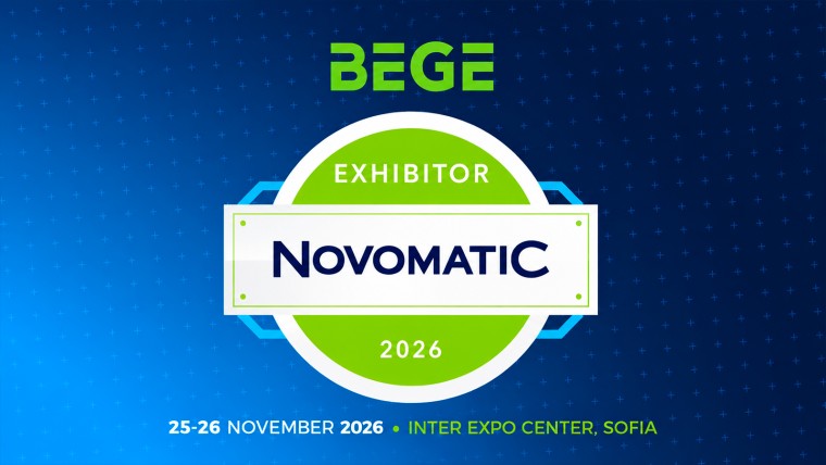 NOVOMATIC confirmado como expositor oficial de BEGE 2026