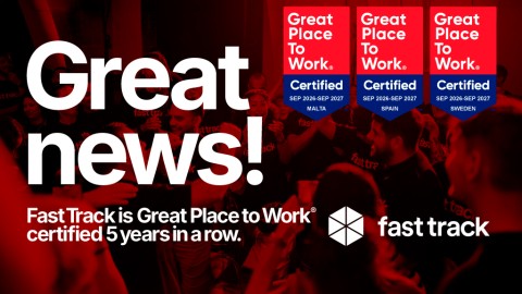 Fast Track Achieves Fifth Consecutive Great Place to Work Certification®