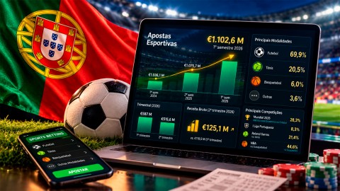 Portugal registra recorde de apostas esportivas no semestre