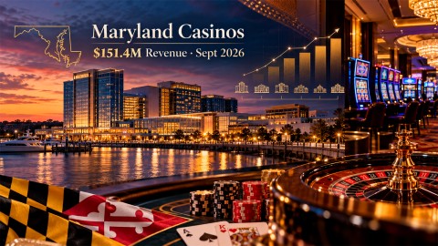 Maryland Casinos Generate $151 Million in Revenue Last Month
