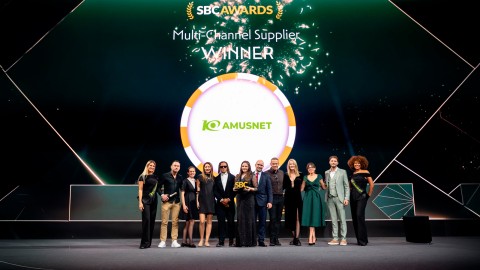 Amusnet Wins Multi-Channel Supplier Award at SBC Awards 2026
